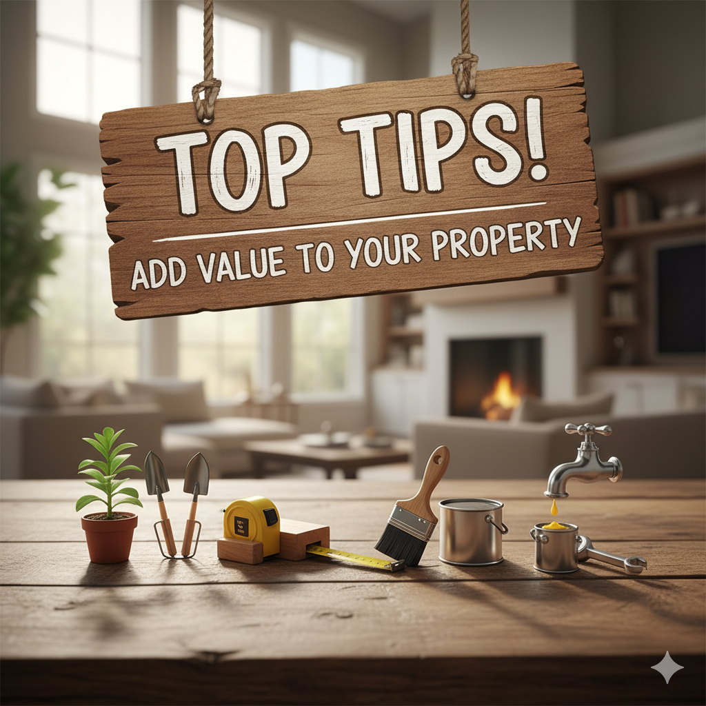 Top tips on how to add value to your property!